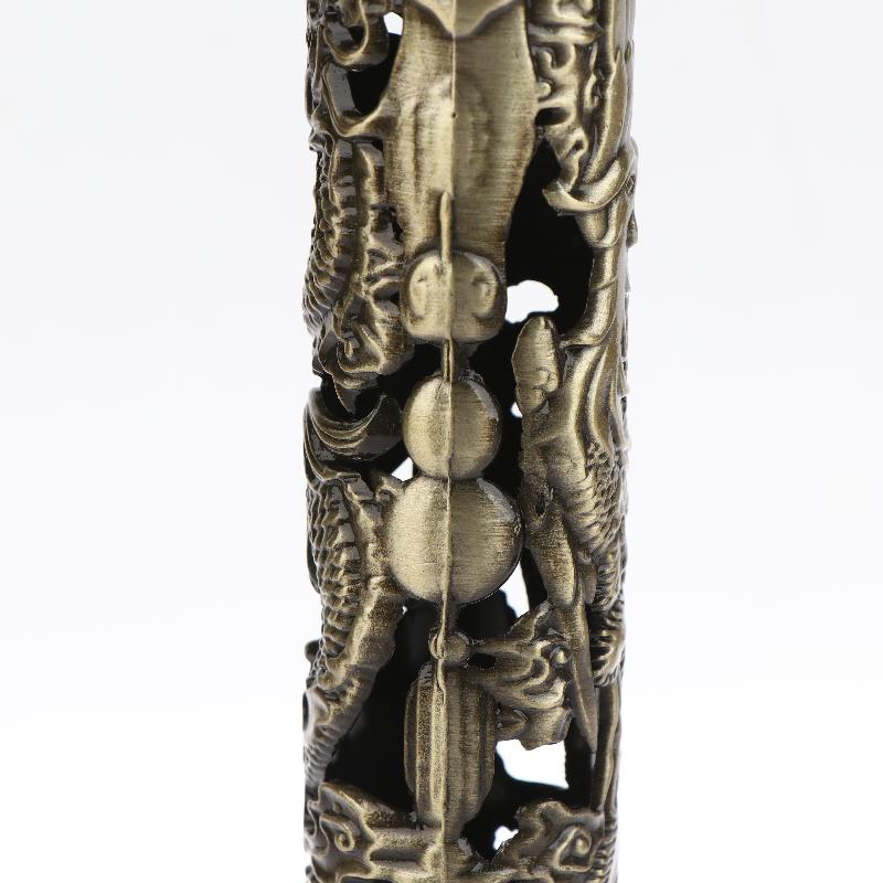 Retro vertikální kadidlo, Buddha, srdce, sútra, drak, fénix, sloup, kovová vonná tyčinka, domácí kancelář, obřadní dekorace