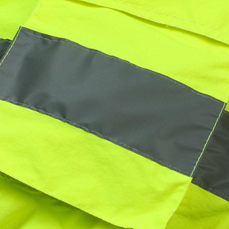 Reflective Vest Security Vest with Pocket Unisex High Visibility Vest Security Workwear for Men Women Traffic Work