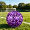 1pc Purple Heart Butterflies Size 5 Soccer Ball Professional Match Training Football Indoor &Outdoor Sports Ball Lightweight Durable M654