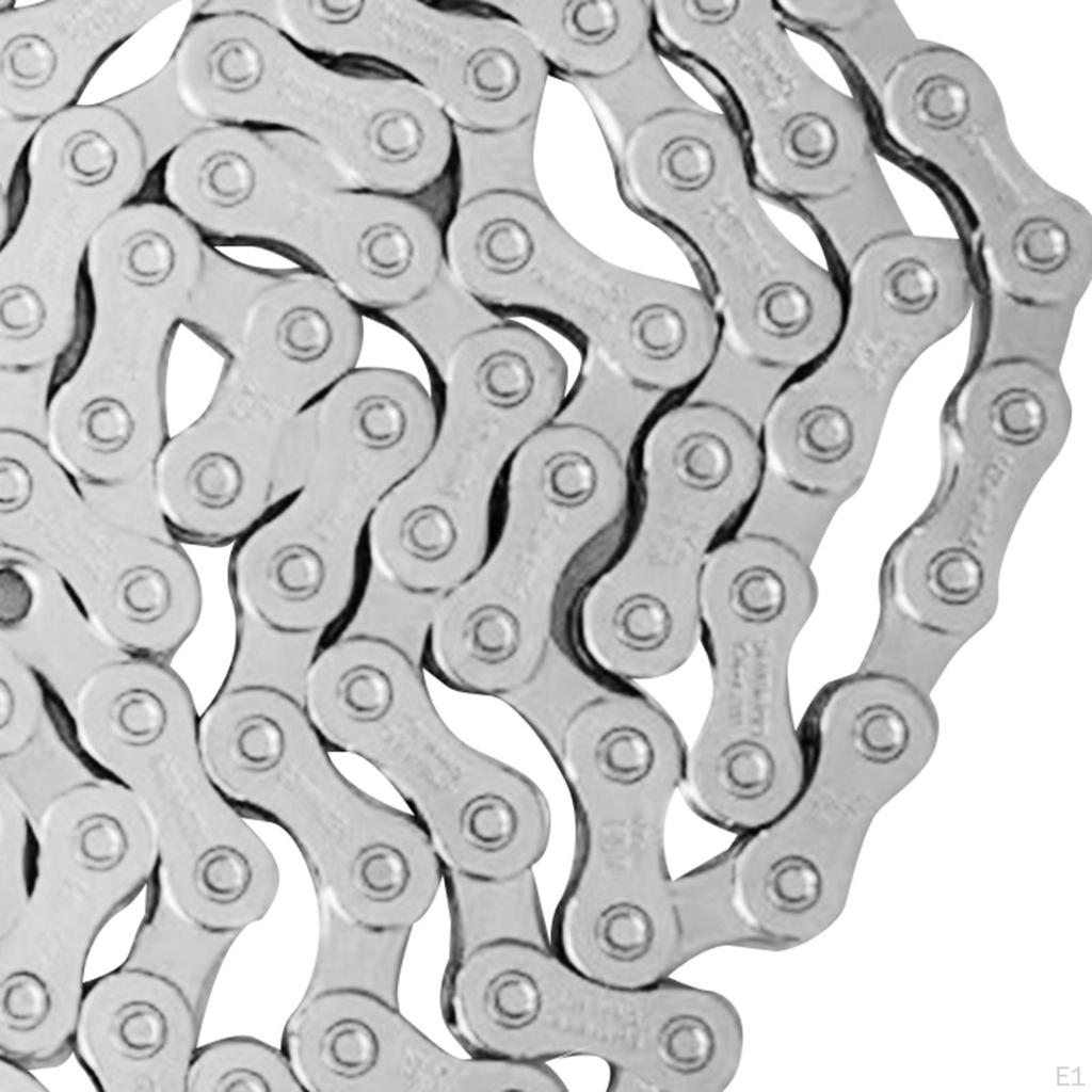 11 Speed Bicycle Chain 116 Links Lightweight High Strength Mountain Bikes Practical Spare Part Steel
