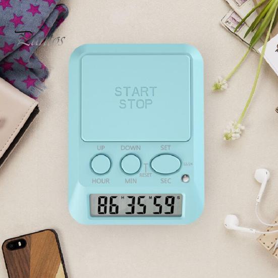 Learning Timer for Studying Countdown Date Timer Beep Light Timer Clock Multi-Function Electronic Clock Timers Cute Digital Timer for Gym Break Time