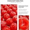 Soft Watermelon Slush Squeeze Ball DIY Handmade Squishy Toy Squeeze Ball Make Crunchy Sound Relaxing Fidget Stress Toy