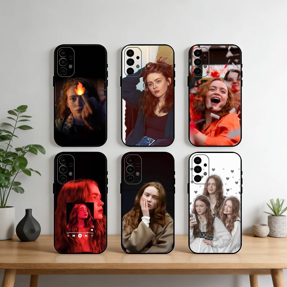 A-Actress S-Sadie Sink Phone Case For Samsung S25,S24,S21,S22,S23,S30,Ultra,S20,Plus,Fe,Note,10,9,5G Black Cover