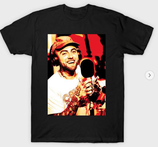 

Mac Miller Short Sleeve Mens Unisex S-3XL Black Fan Art Unisex T-Shirt XXL