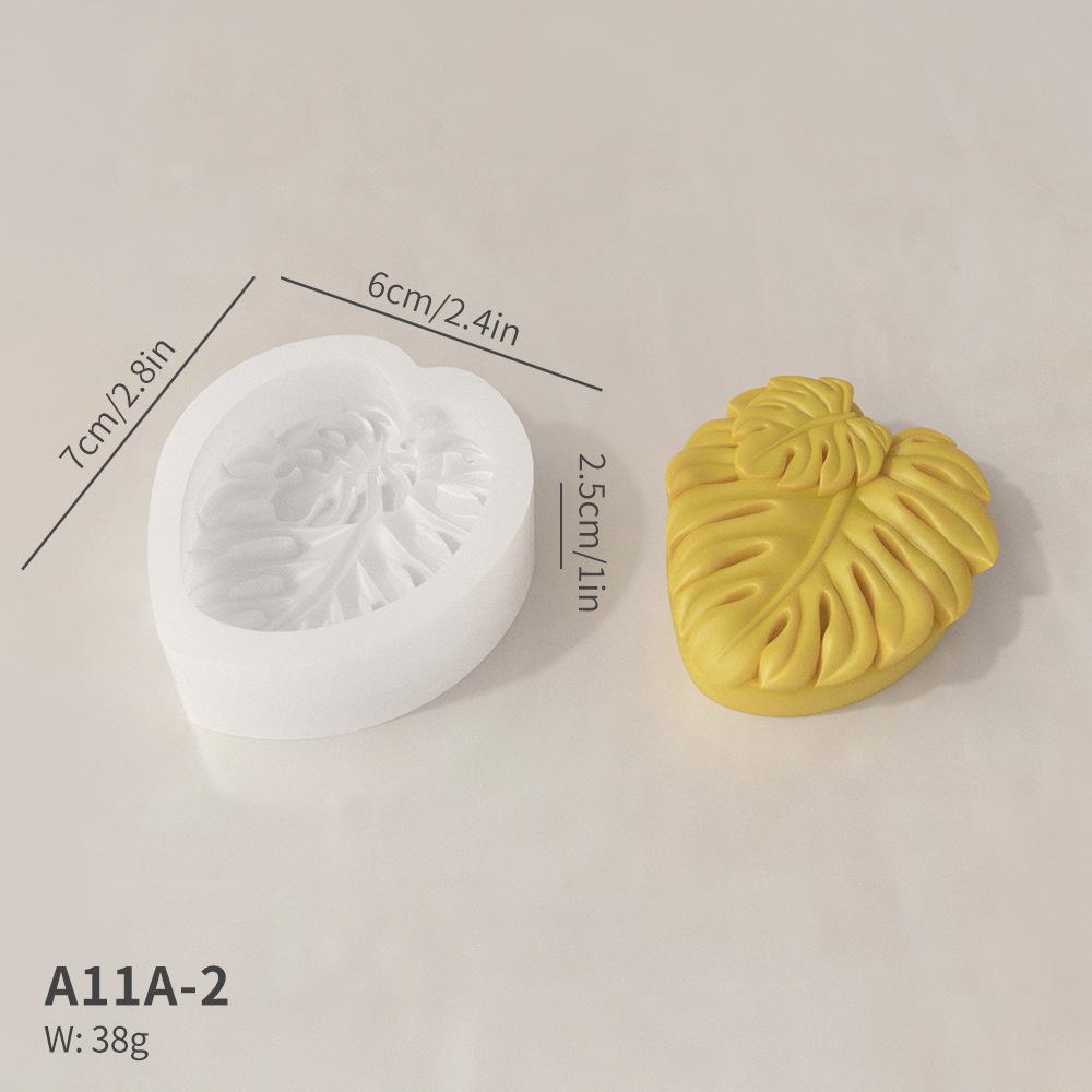 Monstera Leaf Silicone Mold for Soap, Resin, or Cake Decorating
