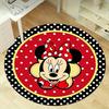 1pc Minnie Mouse Printed Round Area Rug, Non-Slip Floor Mat, Machine Washable, Laundry Room, Bedroom, Living Room, Home DecorRD05167