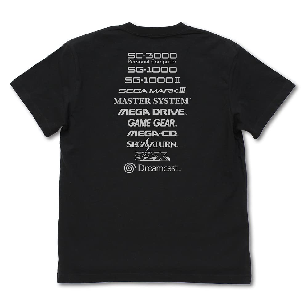 2D COSPA Isekai Ojisan think that people who choose SEGA hardware can live that kind of BLACK L size Don't life? T-shirt