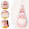 3Pcs Christmas Tree Hanging Gnome Plush Gonk Santa Doll Pendants Xmas Decoration