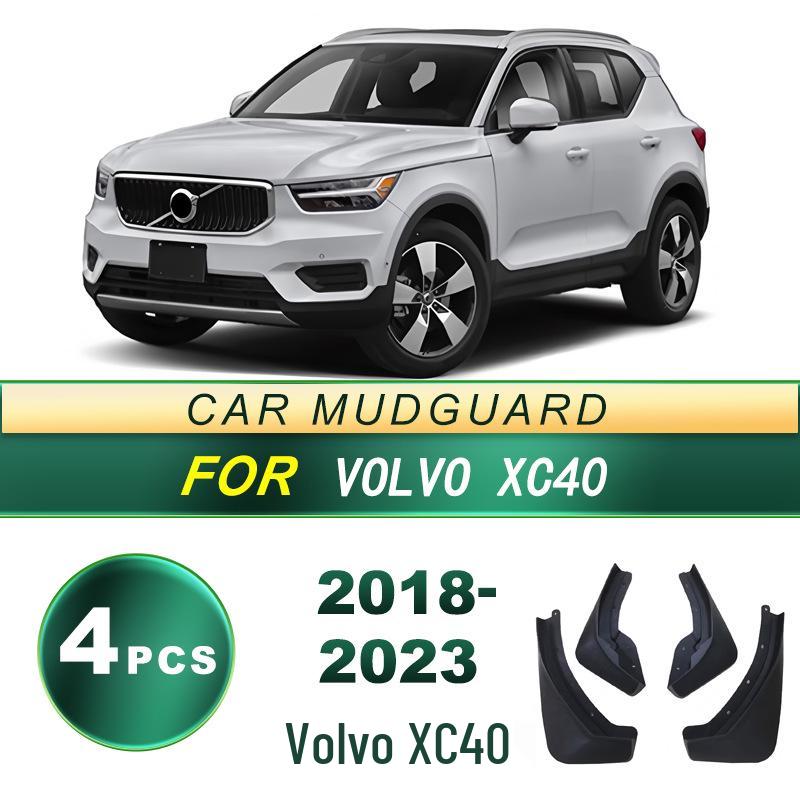 2018-2023 Volvo XC40 Mud Flaps: Soft Rubber, No Drilling Needed