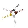 Silicone cable organizer winder brown