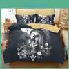 Luxurious 3d The Nightmare Before Christmas Jack Comforter Duvet Cover Bedding Set