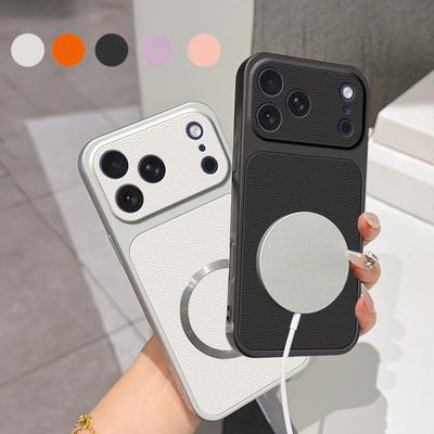 Phone Case For Samsung Galaxy S26 S25 S24 S23 S22 + S21 S20 Plus Ultra FE Edge Note 20 Leather Texture with Magnetic Ring Cover