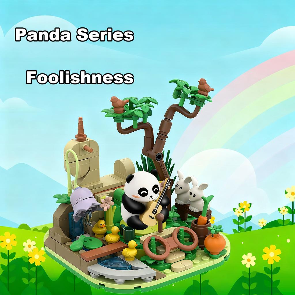 This Adorable -themed Building Block Toy Set Is Perfect For Home And Decorations, Birthday Parties, And Other Occasions.