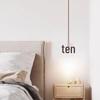 Yellow Travertine Wabi-Sabi Style Pendant Light for Bedroom, Restaurant, or Bar