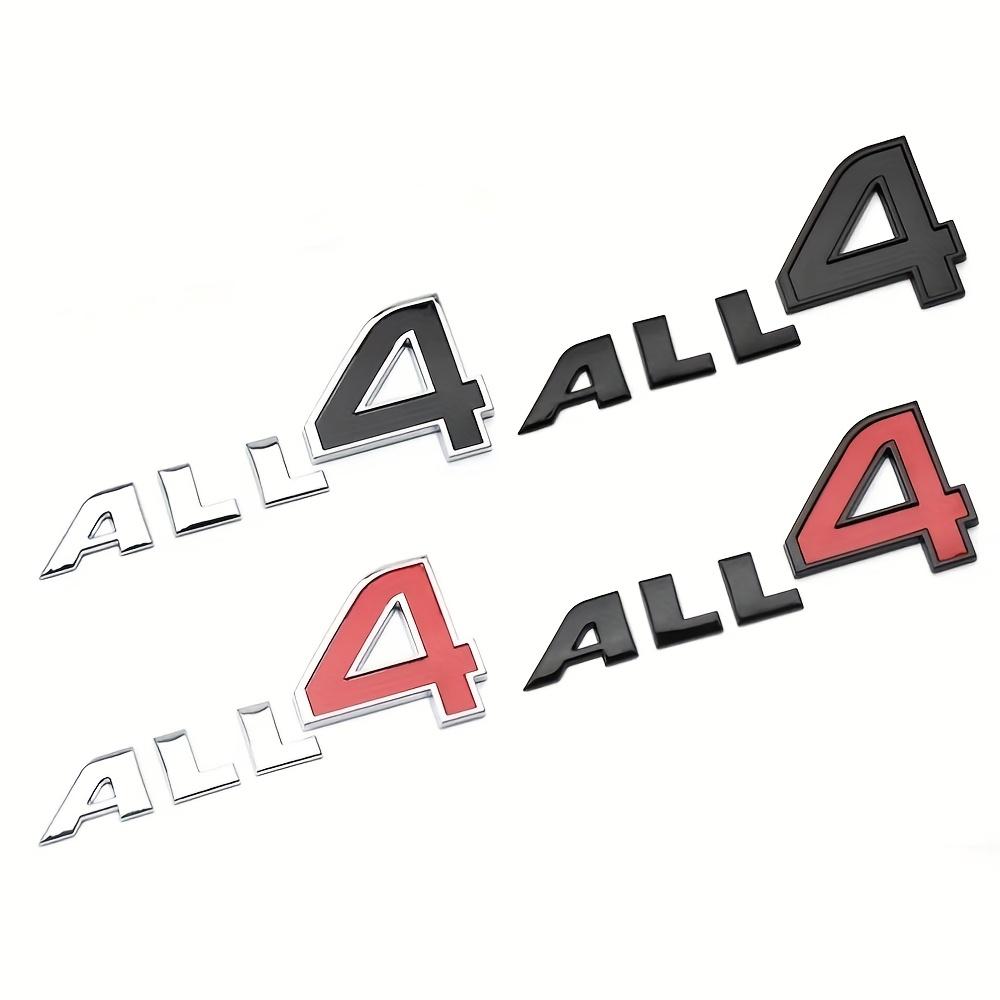 Car ABS ALL4 Logo Side Door Decal Trunk Sticker for C-ooper S R60 F60 F54 R56 R57 Countryman CLUBMAN Car Styling Accessories