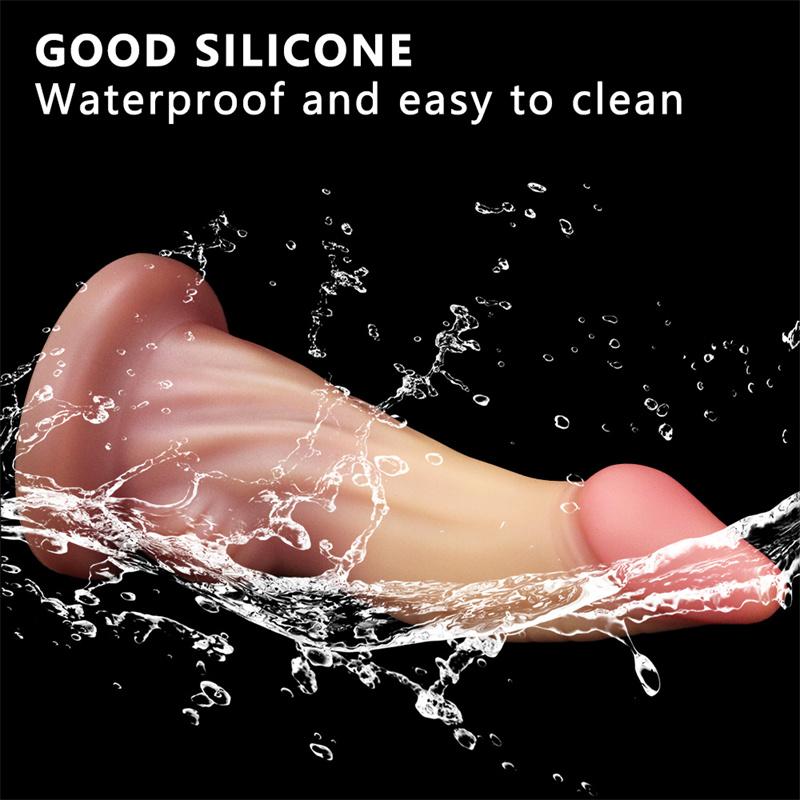 Weibliches Profil-Masturbationsgerät Simulation Dildo Super Groß Silikon Weich Super Dick Dildo Sexartikel Großer Analplug