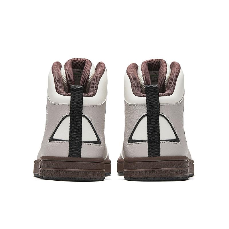 Anta Minimalist Classic Comfortable High-Top Sneakers Men Sneakers White Gray 912448084-2