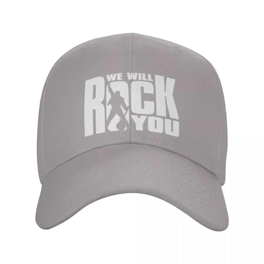 Fashion We Will Rock You Baseball Cap Unisex WomenAdjustable Queen Rock Band Dad Hat Outdoor Snapback Hats Trucker Caps