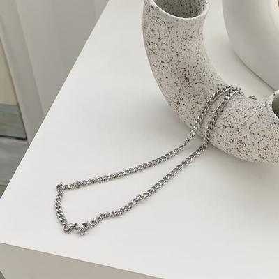 Women's Basic Minja Simple Chain Surgical Steel Necklace