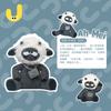 Gray Sheep Plush – Cute Office Buddy Sleeping Pillow Gift