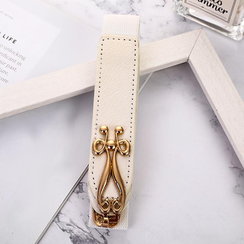 Korean Alloy Decorative All-Season Ladies Fashion Elastic Skirt Waist Belt