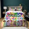 Dan-dy's World Duvet Cover Set 3 Pieces All Season Lightweight Bedding Set Soft Comfortable Quilt Cover with Zipper