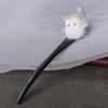 Design Tool Cheongsam Ancient Headwear Cartoon Chinese Style Headwear Wooden Hairpin Ancient Style Hairpin Hanfu Hair Sticks