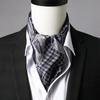 Men's Printed Mulberry Silk Square Scarf