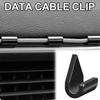6/12pcs Car Data Cable Fixing Clip Navigation Car Charging Clip Cable Multifunctional Clip, And Organizing Truck Storage J3K7