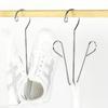 Shoes Hanging Drying Rack Double Hook Stainless Steel Storage Organizer Space Saving for Home
