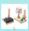 Kabellose Energieübertragung DIY Wissenschaftsexperiment-Set Anpassbares Holzmaterial