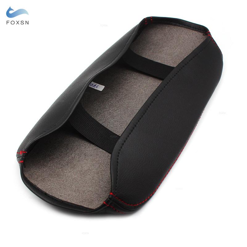For VW Golf 6 VI MK6 2010 2011 2012 2013 Car Center Control Arm Rest Console Armrest Pad Microfiber Leather Cover