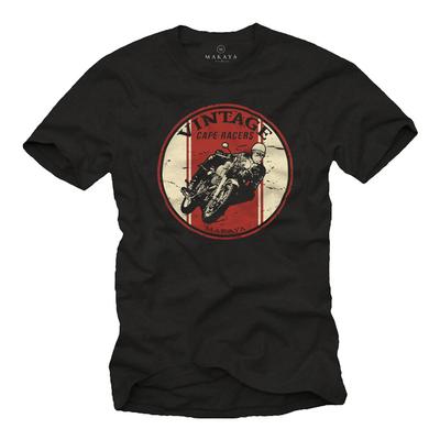 26 Vintage Vintage Motorcycle Mens T-Shirt with Cafe Racer - Mens Biker Shirt- Unisex T-Shirt
