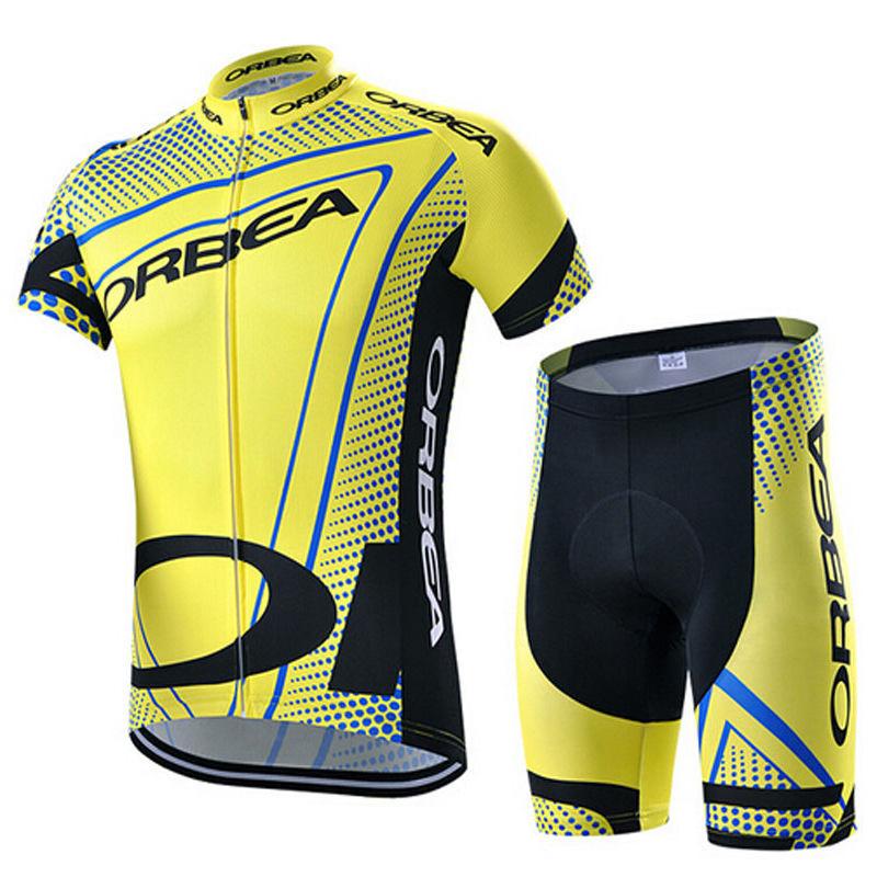 Summer Short Sleeve Set Tour De France ORBEA Team Cycling Suit Sports Roller Skating Suit Bicycle Outdoor Riding