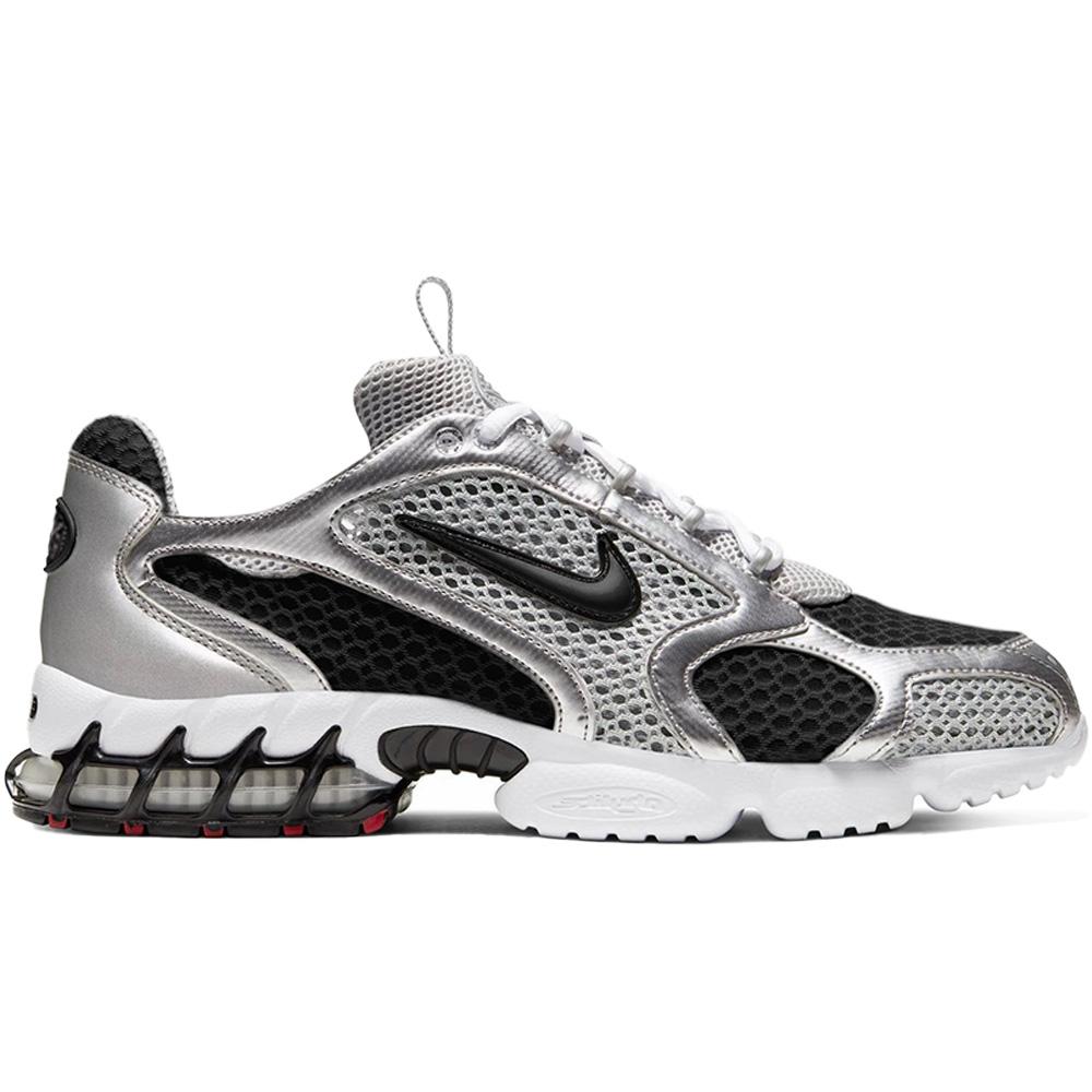 Nike Air Zoom Spiridon Cage 2 Sports Liquid Silver, Van Gogh Genesis, Lucky Horse Low Top Casual Shoes Men's CJ1288-001(Team307-)