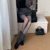 Gray Stockings Children Diamond Slightly Transparent Pantyhose Sexy Thin Black Silk Anti-Hook Silk Fashion High-End Leggings