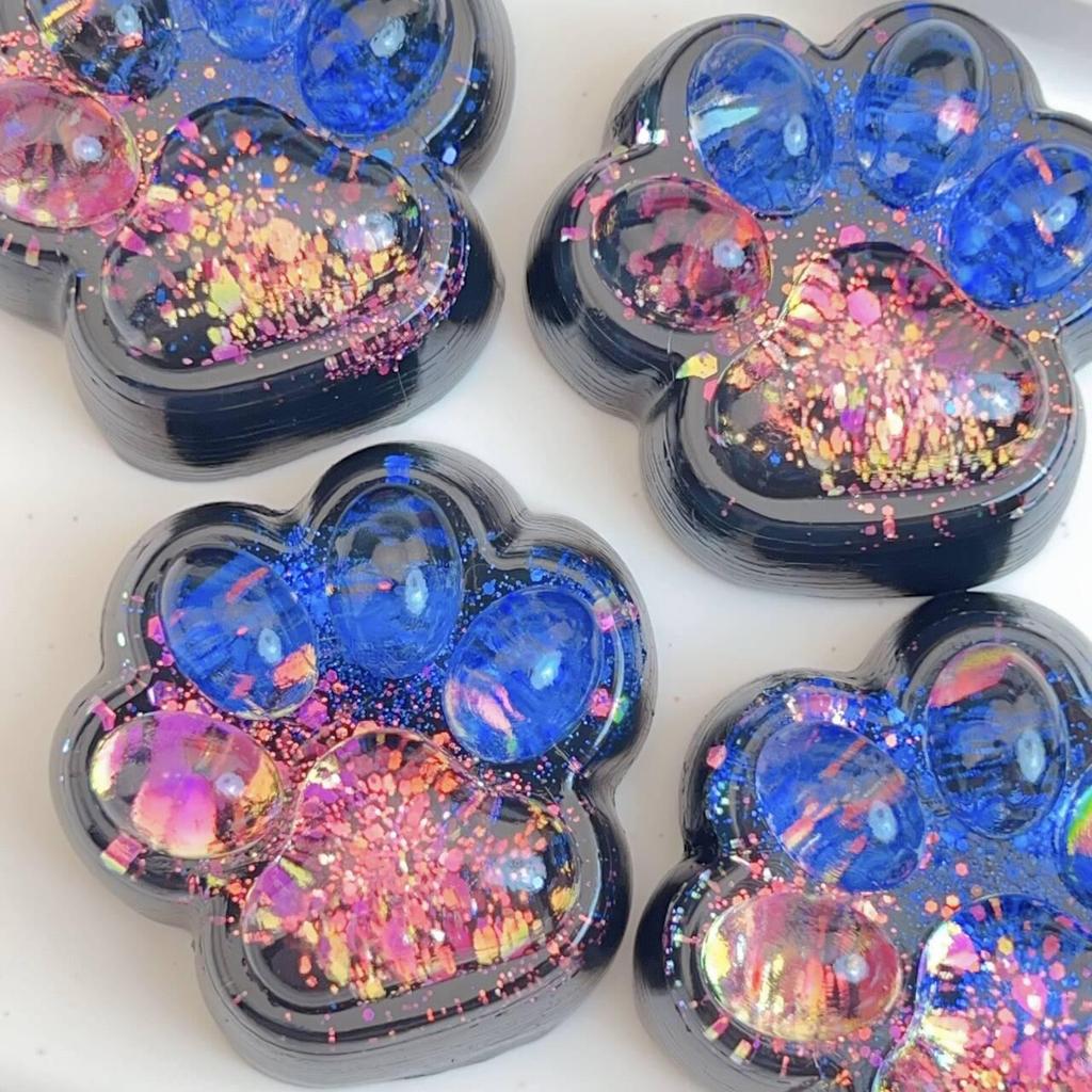 Starry Sky Cat Paw Stress Relief Squeeze Toy – Soft, Creative, and High-Quality Design