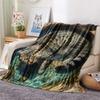 1PC 3D visual effects  Print FlAannel Blanket, High quality Comfortable for All Seasons, Home Decor, Warmth and Comfort