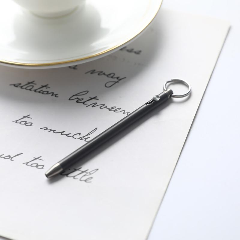 Gadget Mini Portabil din Titan Stilou Breloc Exterior Practic Stilou Ecologic