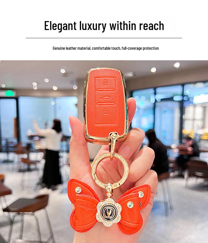 Changan Car Key Cover: Fits CS75 PLUS, Yi Dong, CS35, CS55, CS85, Unit K, Yue Xiang Models.