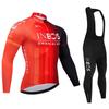 2026 Herbst Atmungsaktives Radsportanzug Set Langarm Schnelltrocknend MTB Fahrrad Uniform Kleidung Ropa Ciclismo Fahrradbekleidung für Sport & Outdoor