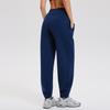 Women's High Waist Loose Fit Athletic Sweatpants - Autumn/Winter, Cuffed, Versatile, Slimming