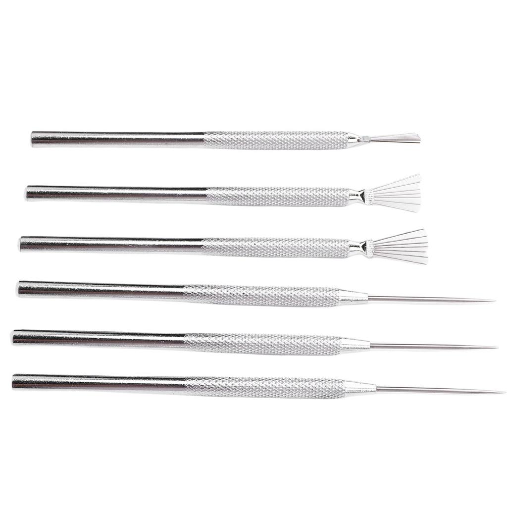 Clay Needle Tools Ergonomic Handle Stainless Steel Clay Pottery Sculpting Texturing Modeling Tools