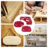Arc / T Corner Radius Quick Jig Router Trimming Corner Gauge Aluminum Alloy Angle Locator Template DIY Woodworking Tools Kit