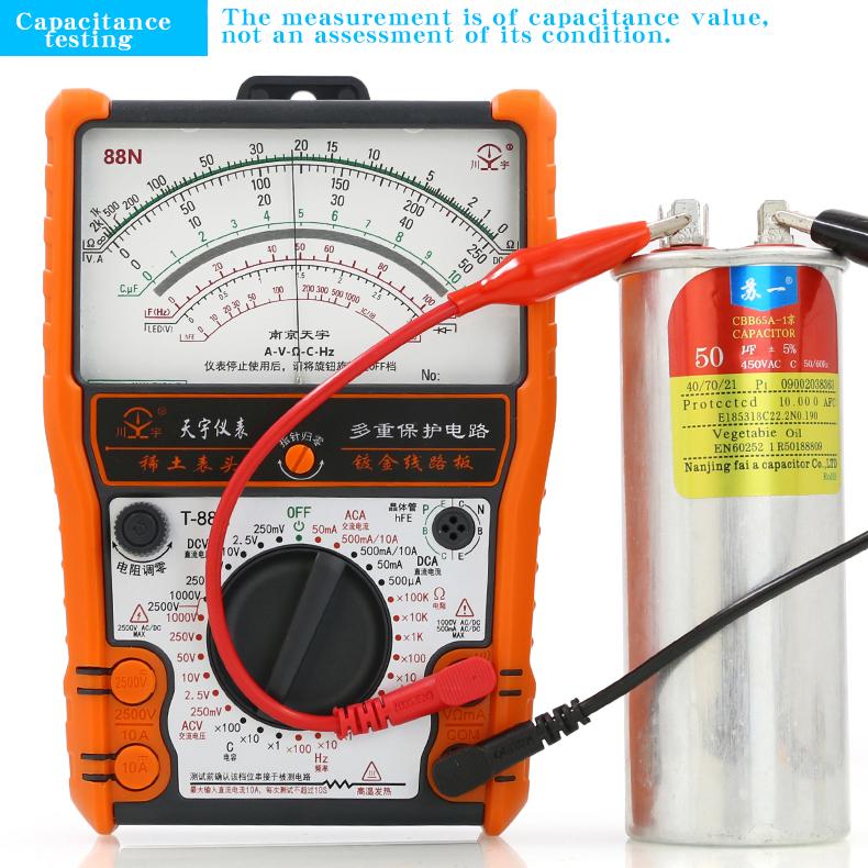 NJTY 88N External Magnetic Pointer Anti-Burn High-Precision Multimeter Universal Meter High-Precision Mechanical Multimeter