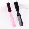 2pcs dual head cleaning brush for hair cutting, cleaning and styling, integrated styling tool,Special for real hair wigs