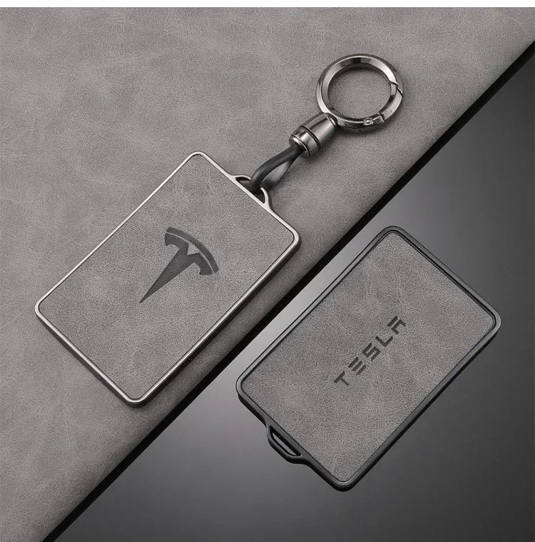Adesivo de Carro 2025 Quente TPU Carro Cartão NFC Chaveiro Capa Protetora Suporte Concha para Tesla Model 3 S X Y Acesso Sem Chave Acessório