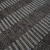 Living Room Rug Jute Look Beige Lines Pattern 133x170