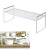 Spice Rack Iron Multifunctional Kitchen Supplies Kitchenware Organizer Countertop Seasoning Holder for Kitchen White