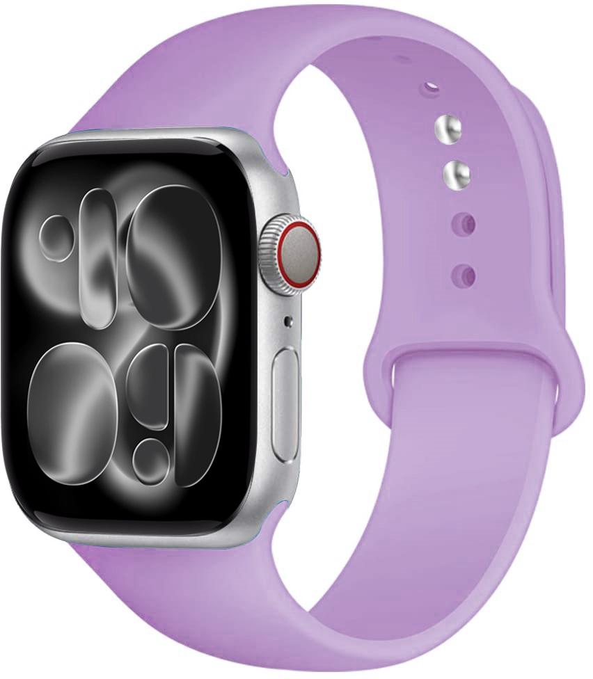 Silicone strap For Apple Watch 11 band 44mm 40mm 49mm 45mm 41mm 38 46mm 42mm correa bracelet iWatch series 9 8 7 6 SE ultra 2 3